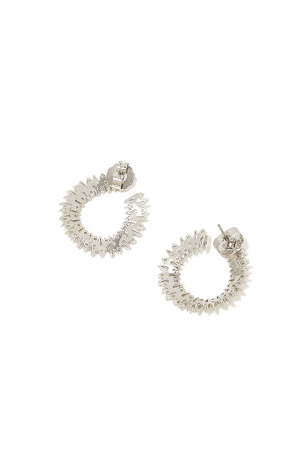 Baguette Curved Earring